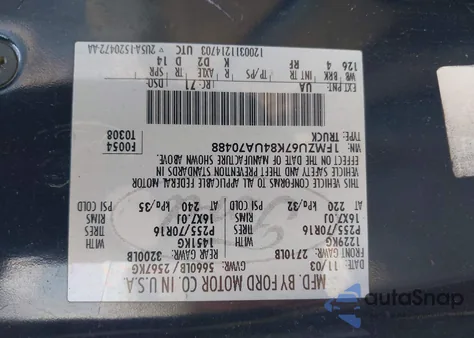 2004 Ford Explorer Sport Trac Adrenalin/Xls/Xlt z USA, uszkodzony, nr VIN 1FMZU67K84UA70488